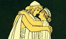 Odysseus and Penelope in Homer's Odyssey. Their son Telemachus told ...